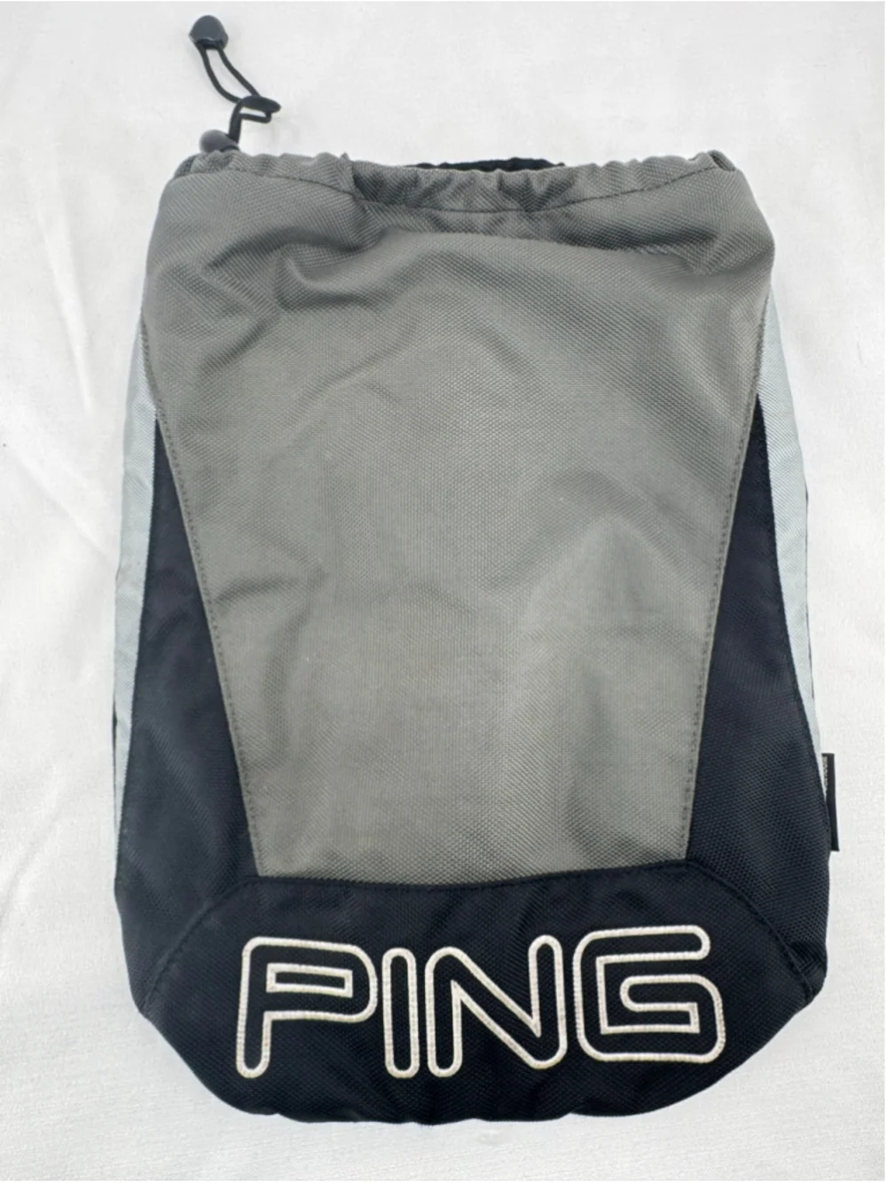 PING Golf Shoe Bag Mesh Drawstring Velvet Lined Resort Travel